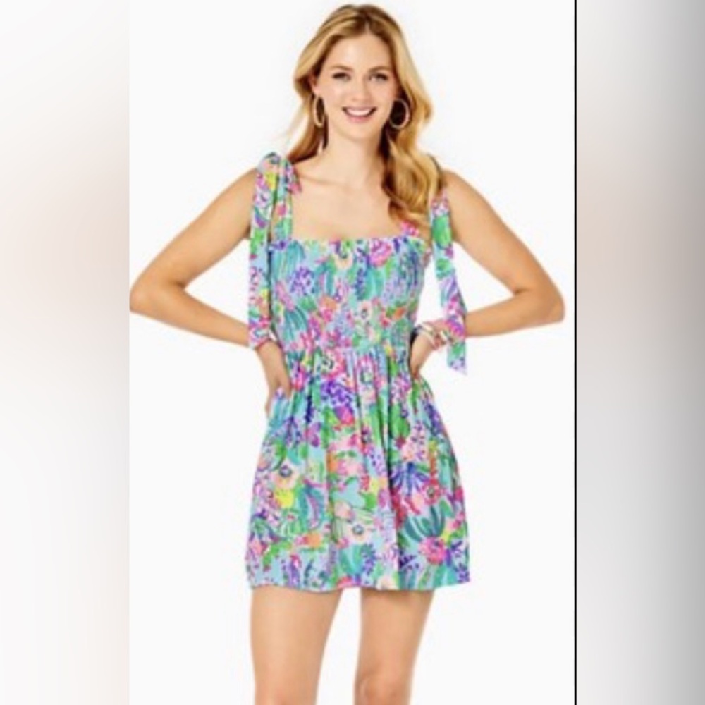 Lilly Pulitzer Rivera Romper Me & My Zesty Multi S